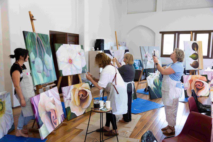 Jacqueline Coates Melbourne Blooms Group Paintings